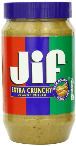 Jif Extra Crunchy Peanut Butter, 96 Ounce