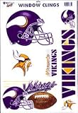 Set of (5) Team Window Clings: Minnesota Vikings