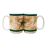 NHL Dallas Stars 15-Ounce White Nostalgic Mug (2 Pack)