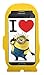 Galaxy S4 Case, Cute Cartoon 3D Despicable Me Minion Soft Silicione Case Cover for Samsung Galaxy S4 i9500 (Two Eyes Blue)