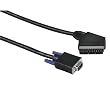 Hama - Video Connecting Cable, Scart Plug - HDD Plug, 15-pin, 5m, HDD 15-pin , Scart