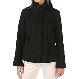 A.B.S by Allen Schwartz - ABS Wool Short Coat with Stand Collar