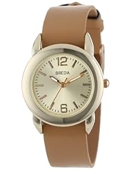 Breda Womens 8166-setgold Marci Interchangeable Three Bands Watch Set