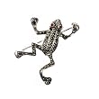 STERLING SILVER BROOCH 36X25mm - Marcasite