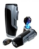 Produkt-Bild: Zigarrenfeuerzeug 3x Laser+Bohrer schwarz-satin