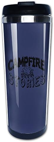Campfire Stories 304+ABS Stainless Steel Travel Tumbler Coffee Mug (400ml)