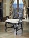 Antique Black Hills of Provence Dining Arm Chair