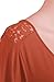 Women's Scoop Neck Short Sleeve Floral Lace Tulip Back High Low Plus Size Top