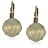 blue diamond leverback earrings