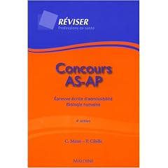 Concours AS-AP : Epreuve �crite d'admissibilit� - Biologie humaine