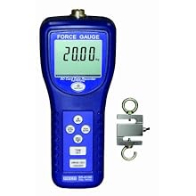 Reed SD-6100 Force Gauge and Data Logger, 100 kg Capacity, 0.15 kg Resolution, +/-5% Accuracy