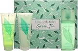 Green Tea Scent by Elizabeth Arden for Women 3 Piece Set Includes: 3.3 oz Eau Parfumee Natural Spray + 3.3 oz Refreshing Body Lotion + 3.3 oz Energizing Bath and Shower Gel