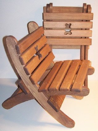 41RN4EOEnzL Childrens Wooden Play Furniture   Collapsible Beach Chair   Teddy Bear   in Brown