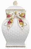 Royal Albert Old Country Roses Basketweave Cookie Jar