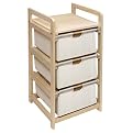 Hamper 3-Drawer Storage Unit- Natural