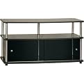 Room Essentials Sliding Door TV Stand - Black