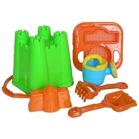 Castle Bucket Sand Toy Set (6 Pcs. Set)