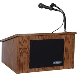 Amplivox SW250-WT30 (Walnut) Wireless Tabletop Lectern