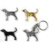Black and Tan Coonhound Hand Painted Pin