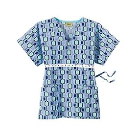 Tafford Nursing Scrubs Amazement Crossover with Grommet detail