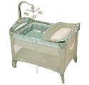 Graco Pack 'n Play Portable Playard with Bassinet & Changing Table in Margo