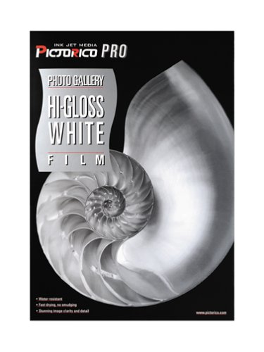 Pictorico InkJet Hi-Gloss White Film 8.5 x 11 Paper (40 Sheet Package) On Sale