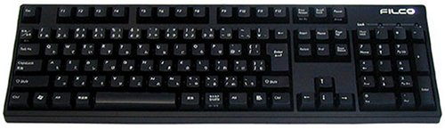 【Amazonの商品情報へ】FILCO Majestouch「マジェスタッチ」 メカニカルキーボードUSB&PS2両対応 日本語108キー・かな印字あり 独CherryMX茶軸スイッチ ブラック FKB108M/JB