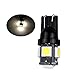 LLCJ 2 x Super Bright W5W 194 168 2825 T10 Wedge 5-SMD 5050 Replacement and Reverse T10 White Bulbs,For Signal Lights, Trunk Lights, Dashboard Lights, Parking Lights