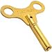 Brass Clock Winding Key Mainspring Winder Sz 1 2.5mm