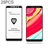 LGYD for 25 PCS 9H 5D Full Glue Full Screen Tempered Glass Film for OnePlus 6
