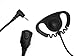 D-Shaped Ear Hook Lapel Microphone for Garmin Rino 530 610 650 650t 655t Radio