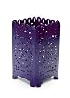 Fiesta Purple Metal Candle Lantern