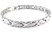Magnetic Bracelet Therapy Solid Stainless Steel Links Silver Style #32 8"