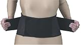 Duro-Med Industrial Lumbar Back Support, Black, X-Large
