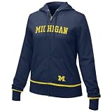 Nike Michigan Wolverines Ladies Navy Blue Classic Full Zip Hoody Sweatshirt