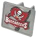 Tampa Bay Buccaneers Trailer Hitch Cover - Football Sports Merchandise
