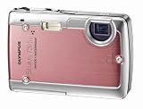 Olympus Stylus 720SW 7.1MP Ultra Slim Digital Camera with 3x Optical Zoom (Pink)