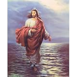 (16x20) Jesus (Walking on Water) Art Poster Print