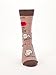 Blue Q Socks - Men's Crew - Spoiler Alert There Are Assholes Everywhere, Brown, Men's shoe size 7-12