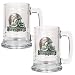 Tampa Bay Buccaneers Set of 2 Beer Glass Tankard Mugs
