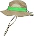 Eagle Eye Explorer Kids Safari Floppy Bucket Sun Hat Backyard Outdoor Adventure for Boys/Girls. Sure Fit Adjustable Head Band, Wide Brim, Hat Band, Chin Strap & Large Mesh Ventilation Panels; Tan S/M