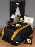 IOWA HAWKEYES QUEEN BEDDING SET, Comforter, 4 pc Sheet Set, Boy Football NC ....