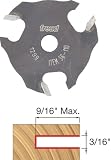 Freud 56-110 3/16-Inch 3-Wing Slot Cutter for 5/16 Router Arbor