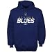 Reebok St Louis Blues Navy Blue Power Play Hoody Sweatshirt