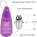 Bulk Slim Teardrop Vibrating Bullet 2.25 Inch Purple