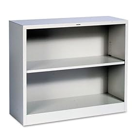 Metal Bookcase - Light Gray