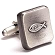 Icthus Christian Cufflinks