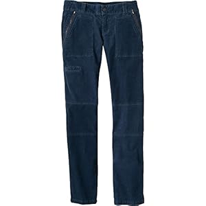 prAna Living Women's Jamie Cord Pant, 12, Blue Ridge