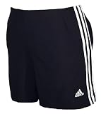 Adidas Women's Striped Tobago Short-Black/White