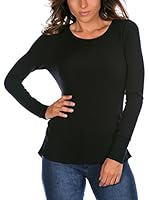 Fleur Bleue Jersey Orchidee (Negro)